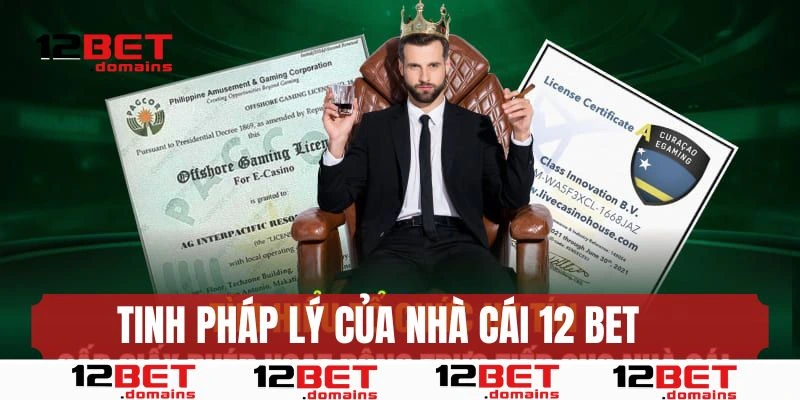 Tính pháp lý của thương hiệu 12bet